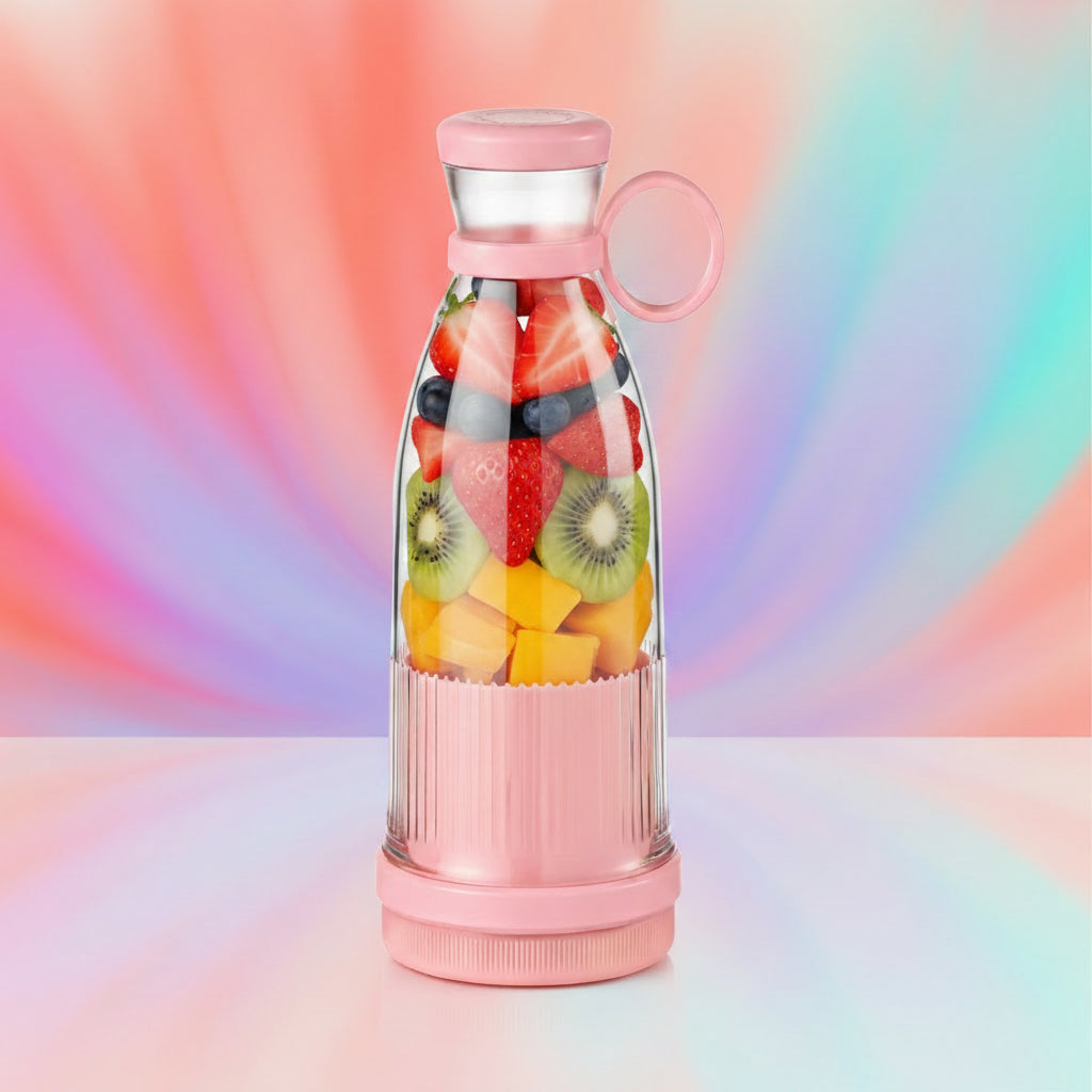 Electric Juicer Cup 6 Blades Blender Milkshake Machine USB Portable Fruit Milk Mixing Tool Mini Fresh Juice Blender