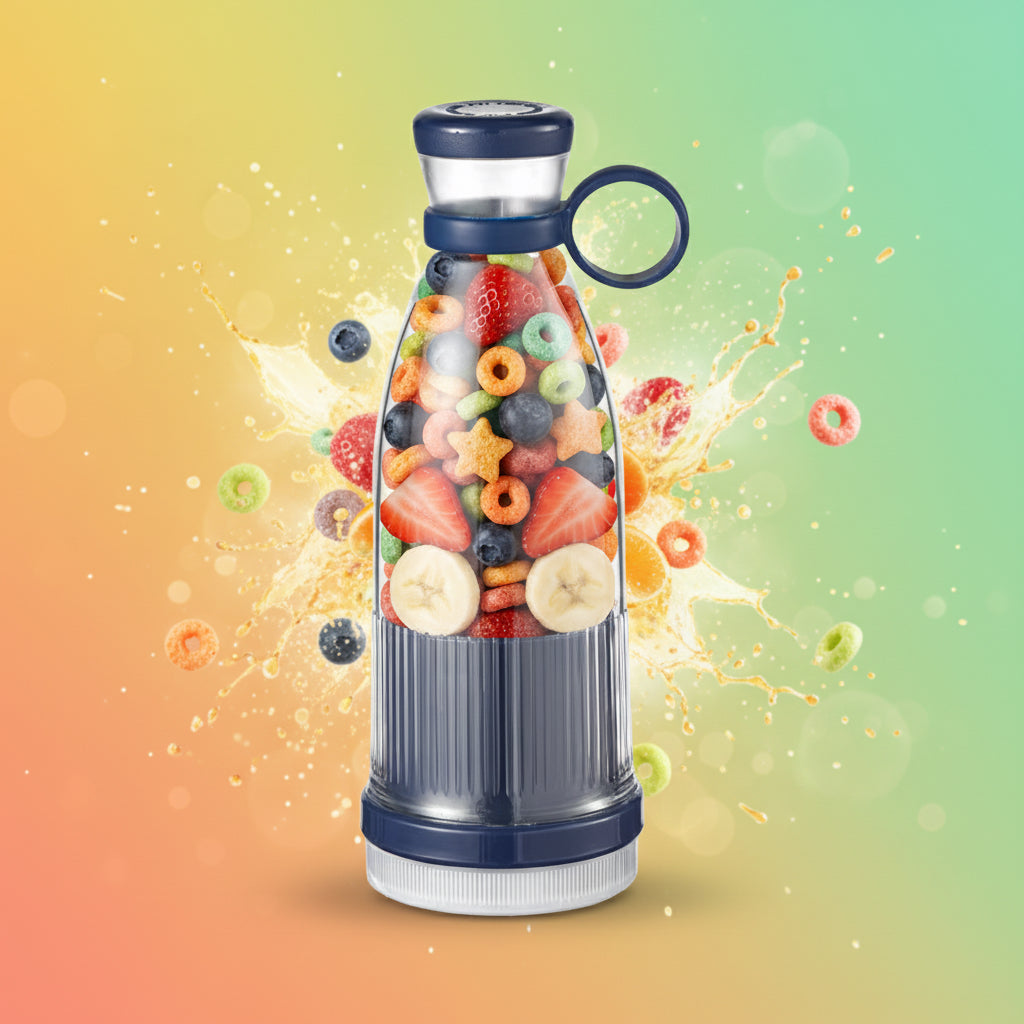 Electric Juicer Cup 6 Blades Blender Milkshake Machine USB Portable Fruit Milk Mixing Tool Mini Fresh Juice Blender